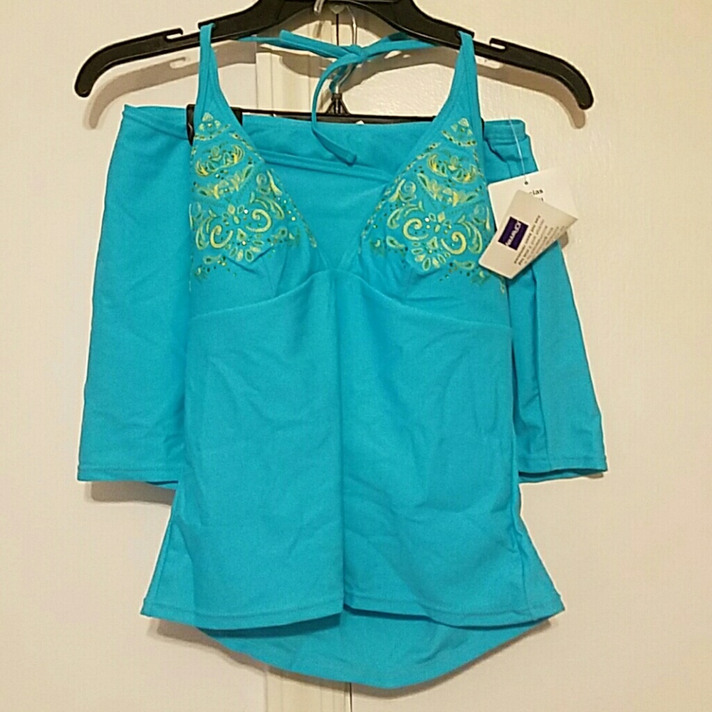 NWT Ocean Dream Skirted Tankini Size 10